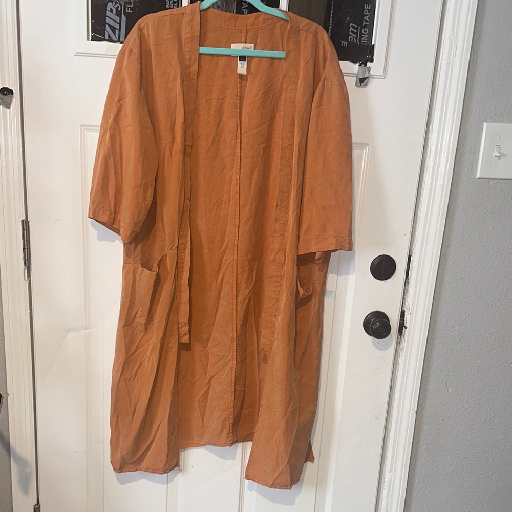 Universal Thread Women's Rust Kimono - Picture 2 of 9